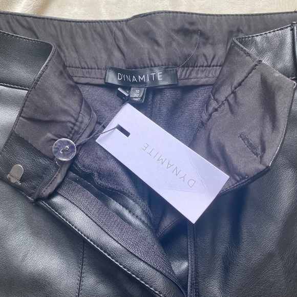 Brand new, tags still on BNWT wide leg leather pants - Picture 2 of 4